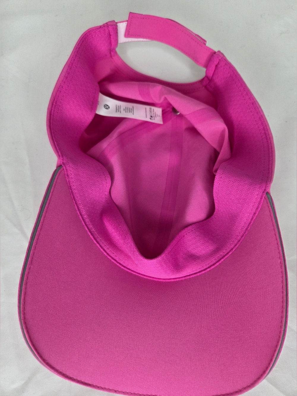lululemon athletica OS Hot Pink Fast And Free Running Hat W/Adjustable Strap Cap - Picture 8 of 10